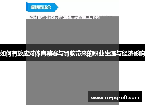 如何有效应对体育禁赛与罚款带来的职业生涯与经济影响