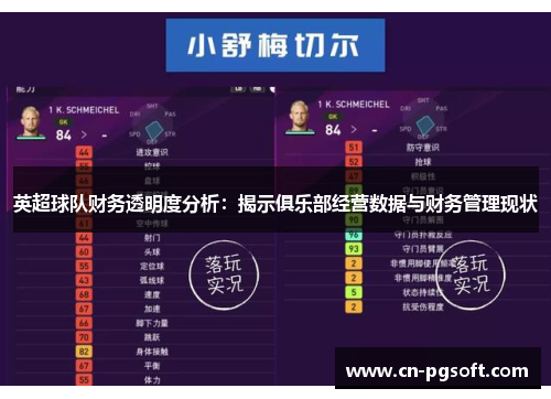 英超球队财务透明度分析：揭示俱乐部经营数据与财务管理现状